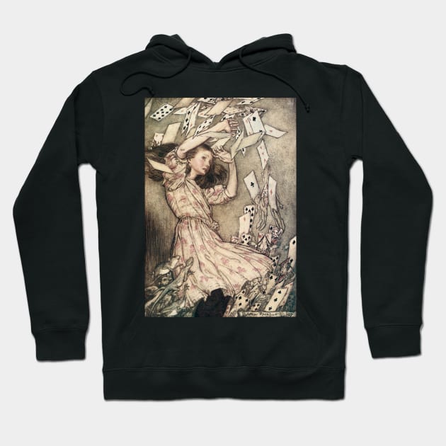 Alice in Wonderland by Arthur Rackham Hoodie by MasterpieceCafe